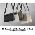 MAGEASY 2L Sacoche Utility Crossbody Bag+Strap Phone Lanyard 20mm